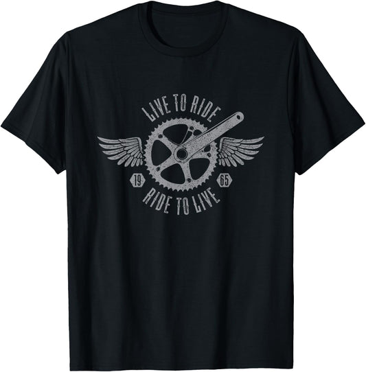 60 Year Old Mountain Biker 1965 Mountain Bike 60th Birthday T-Shirt