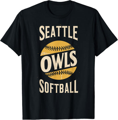BLACK HISTORY | Owls Seattle Softball T-Shirt