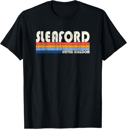 Retro Style 70s 80s Sleaford, UK T-Shirt