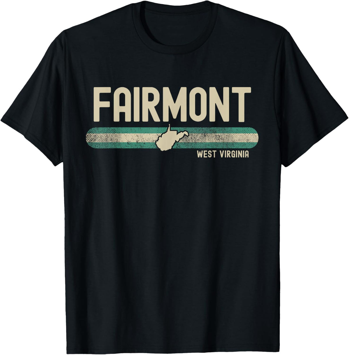 Fairmont WV | West Virginia | Travel & 80s Style T-Shirt