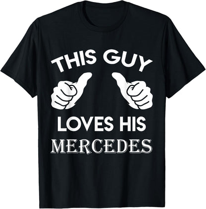 with German Text Dieser Type Liebe sein Mercedes Gift Valentine's Heart Design, black T-Shirt