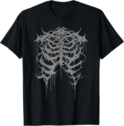Horror Black Metal Death Metal Gothic Goth Grunge , black T-Shirt
