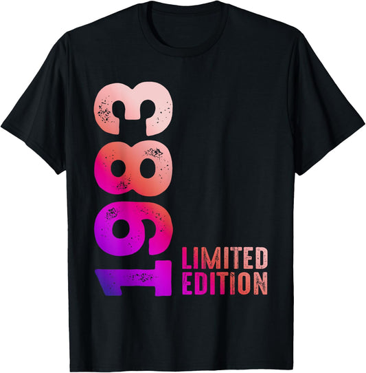 1983 Limited Edition 1983 Birthday Gift , Black, S T-Shirt
