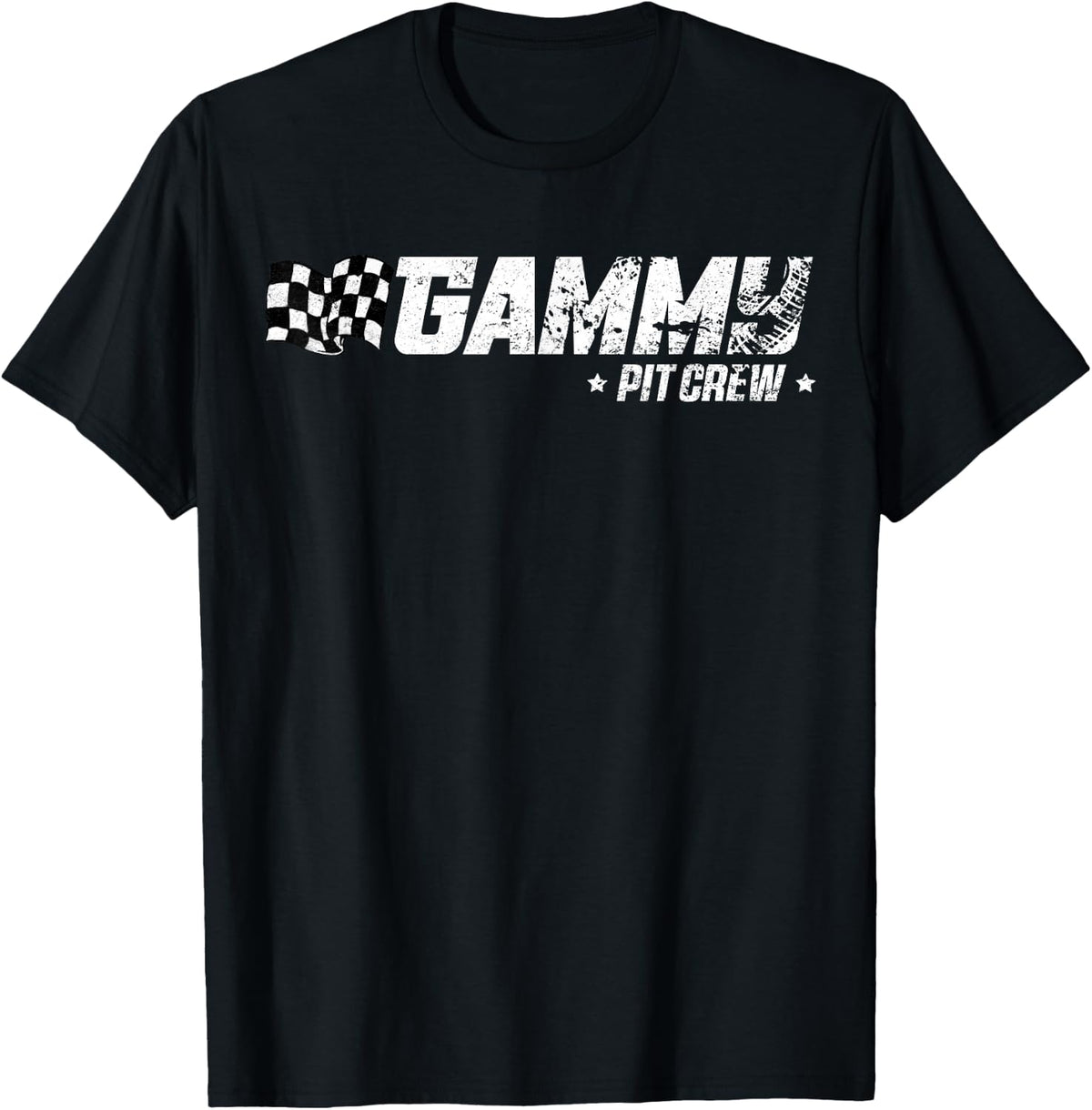 Gammy Pit Crew Race Car Birthday Family Racing T-Shirt