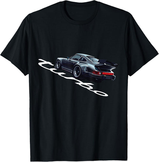 964 911 Sports Car Turbo , Black, S T-Shirt