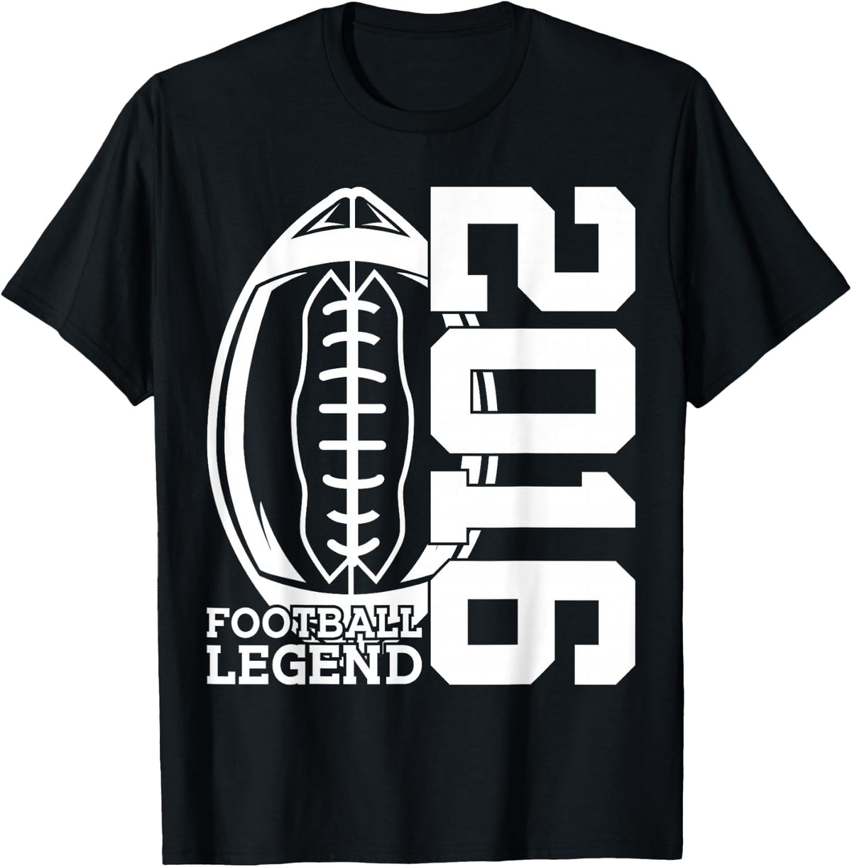 10 Years Football Legend 2016 10th Birthday T-Shirt
