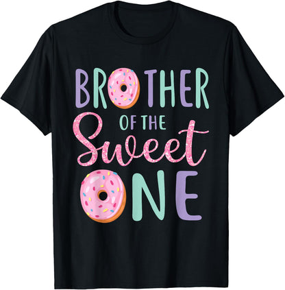 Brother of The Sweet One First Birthday Matching Family T-Shirt