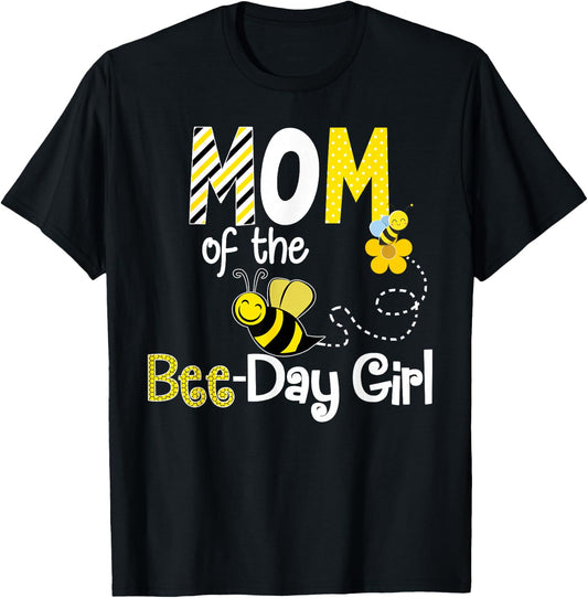 Bee Birthday Matching Shirt Hive Party Theme T-Shirt
