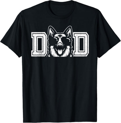 German Shepherd Dog Owner Dad Fathers Day Men T-Shirt