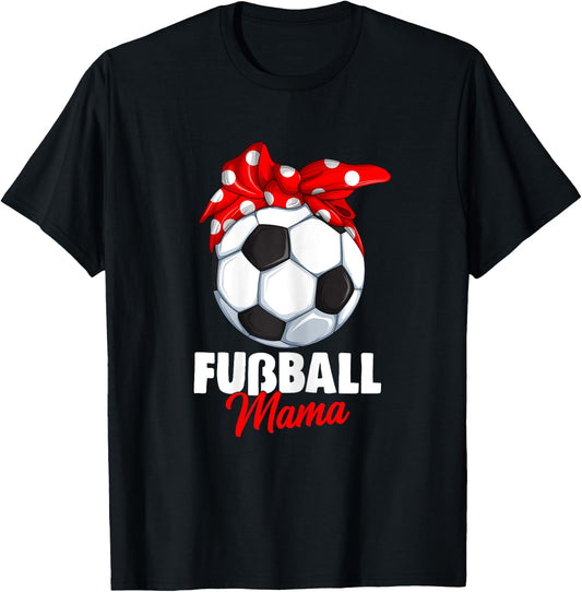Women's Football Mum Footballer Mother , black, s T-Shirt