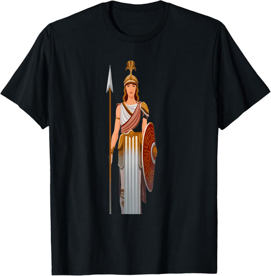 Athéna , Black, S T-Shirt
