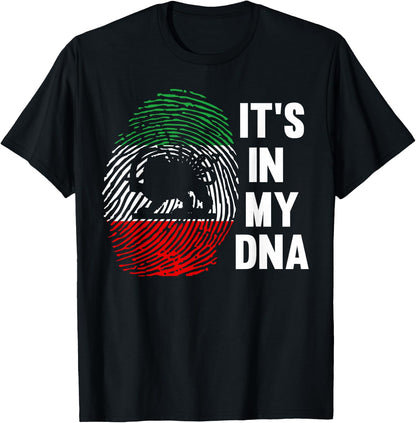 Persian Flag , black T-Shirt