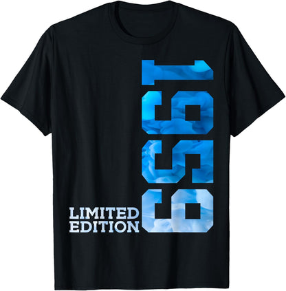 64 Jahre 64th Birthday Limited Edition 1959 , black T-Shirt