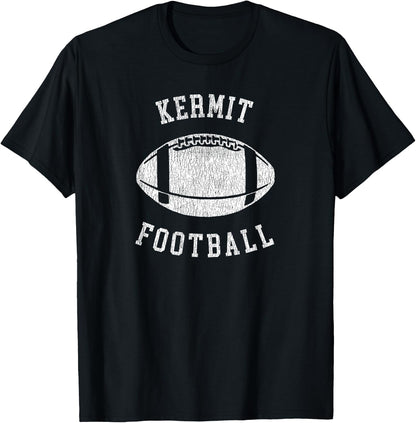 Kermit Football Distressed Vintage 80's Throwback Classic T-Shirt