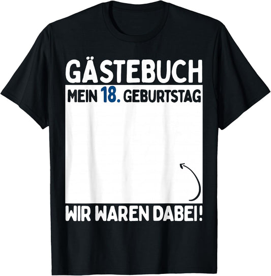18th Birthday Boy Girl 18 Years 2006 Funny Gift , black T-Shirt