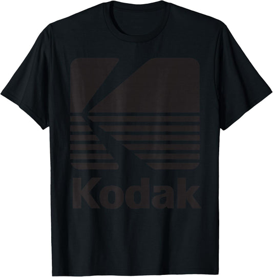 80s Vintage KODAK Logo - Black , grey, S T-Shirt