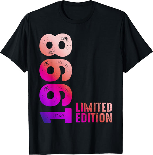 1998 Limited Edition 1998 Birthday Gift , Black, S T-Shirt