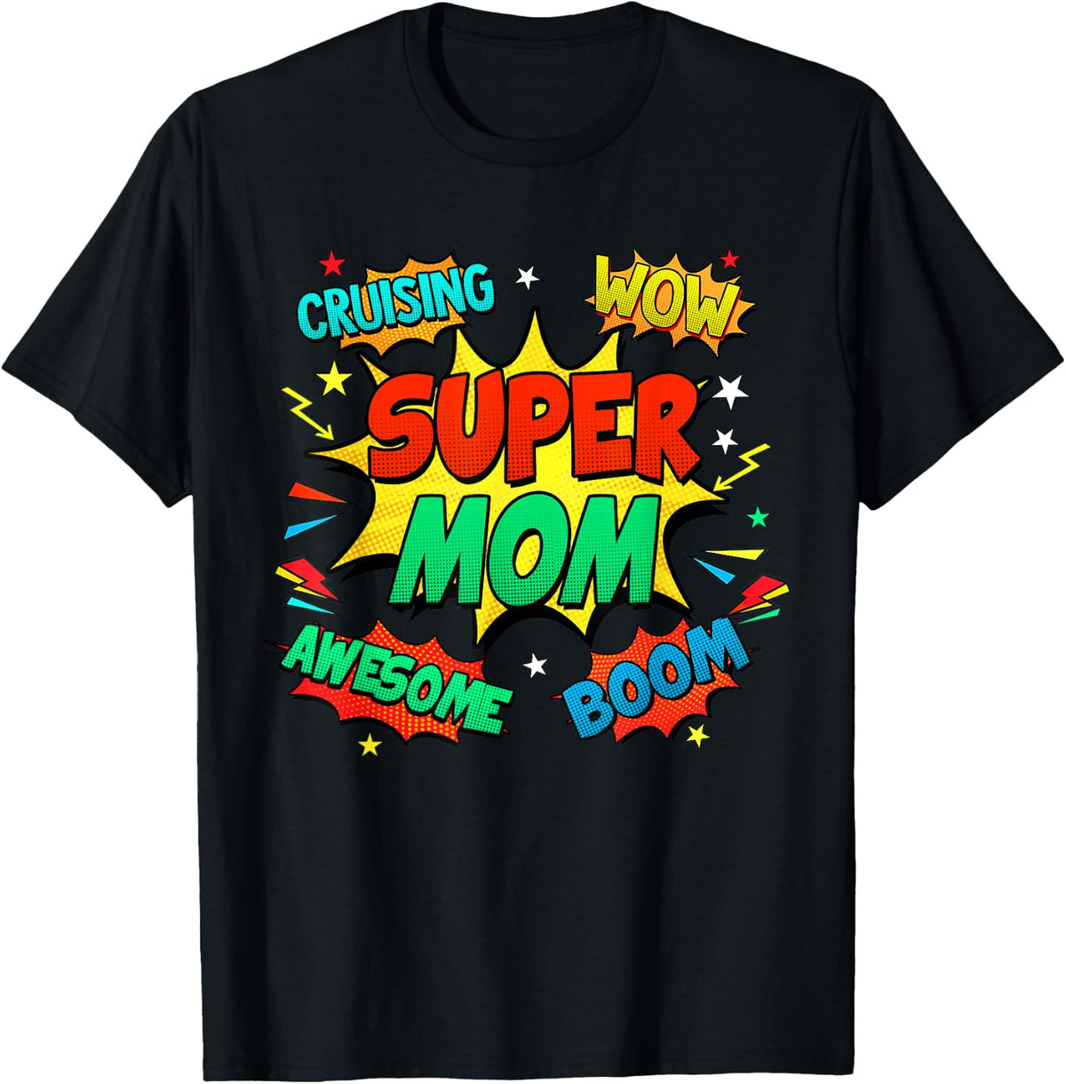 Superhero Mom Costume Comic Book Birthday T-Shirt