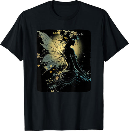 Cool black fairy with wings T-Shirt
