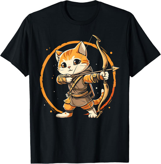 Archery , Women and Kids , black T-Shirt