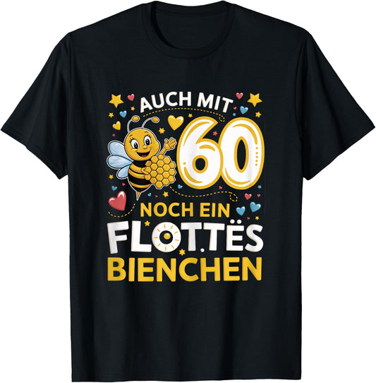 60th Birthday Woman 60 Years 1964 Decorative Funny Gift Women's , black T-Shirt