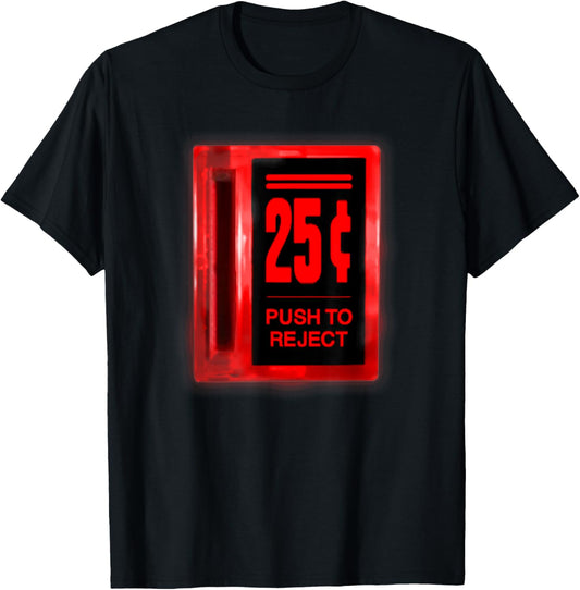 Arcade Coin Slot Glowing T-Shirt