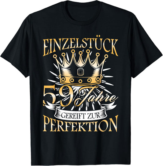 59th Birthday Woman I 59th Birthday I 59th Birthday , black T-Shirt