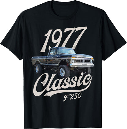 1977 classic f250 black , Small T-Shirt