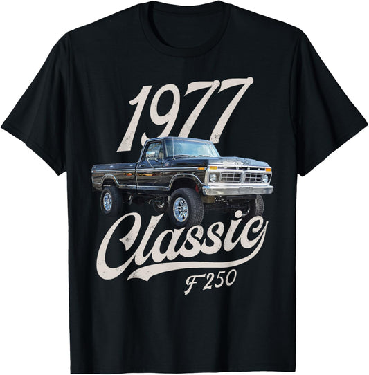 1977 classic f250 black , Small T-Shirt