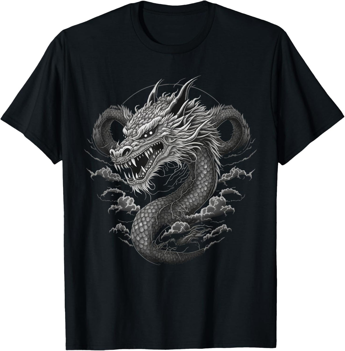 Dragon , black T-Shirt
