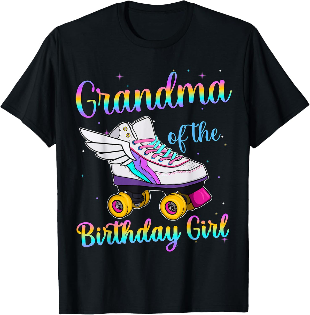 Grandma of the Birthday girl Rolling skate Family Party T-Shirt