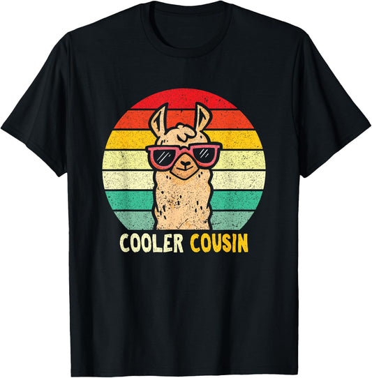 Alpaca Bester Cooler Cousin , black T-Shirt