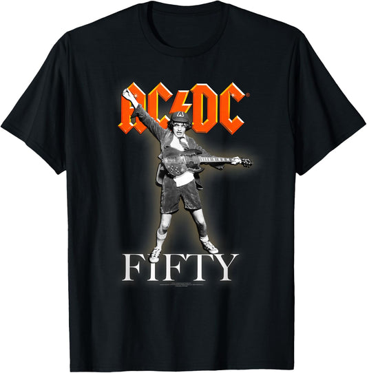 AC/DC - 50 Years of Covers, Black T-Shirt