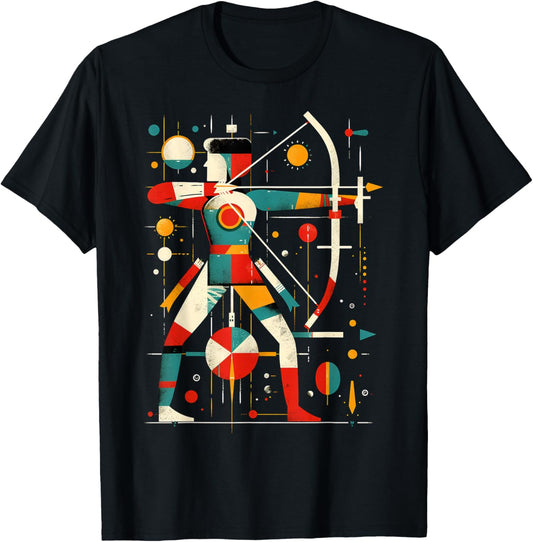 Aesthetic Archer on Sports Archery , Black, S T-Shirt