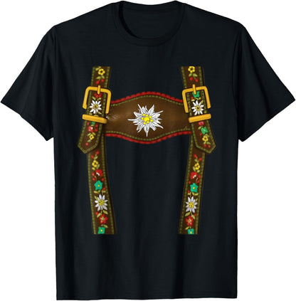 Tracht Ersatz Lederhose Kinder Trachten Oktoberfest Tracht T-Shirt