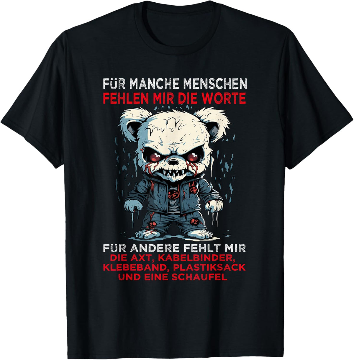 Funny Sayings for Some People with Words, black T-Shirt