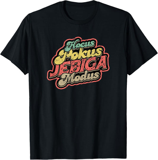 Balkan Jugo Spruch - Hocus Pokus Jebiga Modus , black T-Shirt