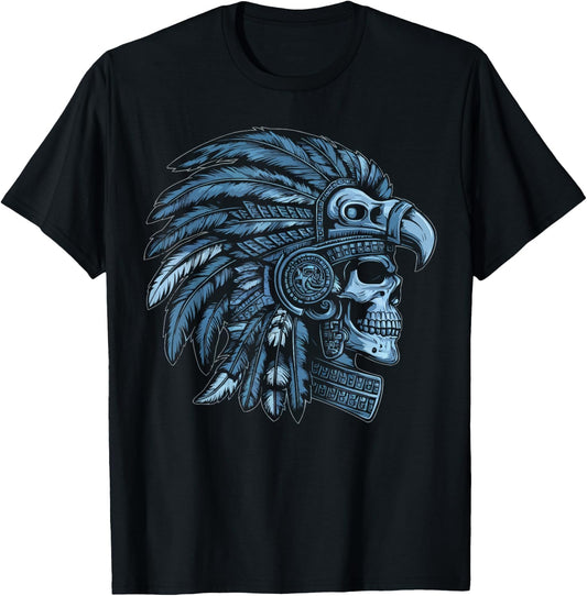 Aztec Warrior Aztec Culture Civilization Maya Indigenous , Black, S T-Shirt
