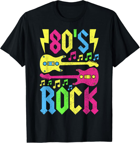 80s Rock Concert Outfit 1980s Fashion 80s Band Party Costume T-Shirt