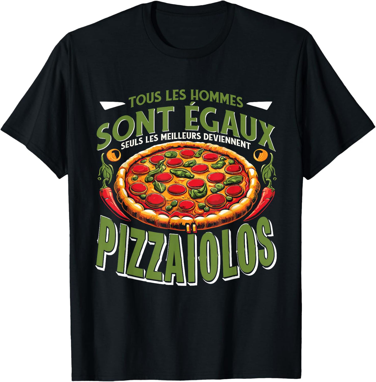 Pizzaioli Pizza Maker Pastry Chef Pizzamaker , Black, S T-Shirt