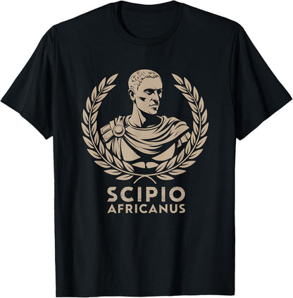 Agema Apparel -Adults Roman History , Black, Small, Short Sleeve, Classic Fit, , Polyester 100% T-Shirt