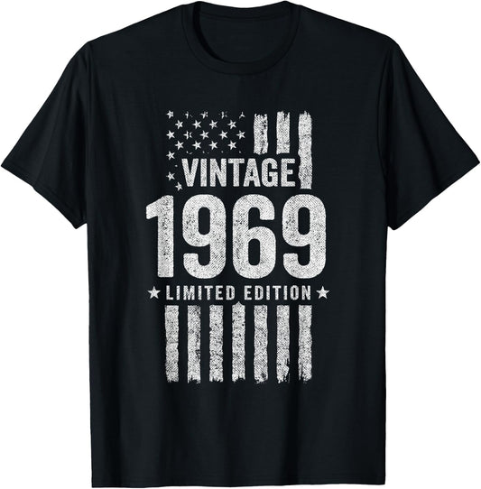 1969 Birthday - Born in 1969 - Limited Edition Vintage 1969 T-Shirt