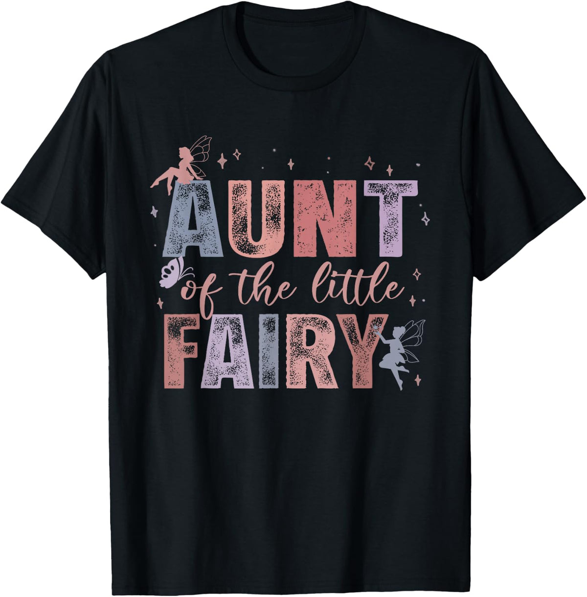 Aunt of The Little Fairy 1St Birthday Girl Fairytale T-Shirt