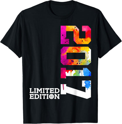 Kids 7 YEARS 7TH BIRTHDAY LIMITED EDITION 2017 T SHIRT, black T-Shirt
