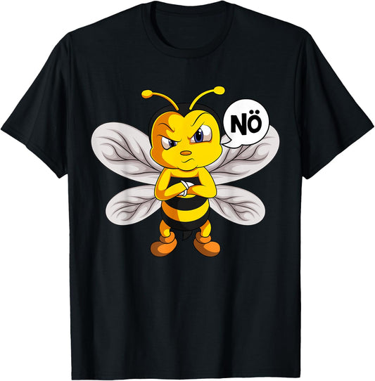 Biene N? Children's Girls' Bee , black, s T-Shirt