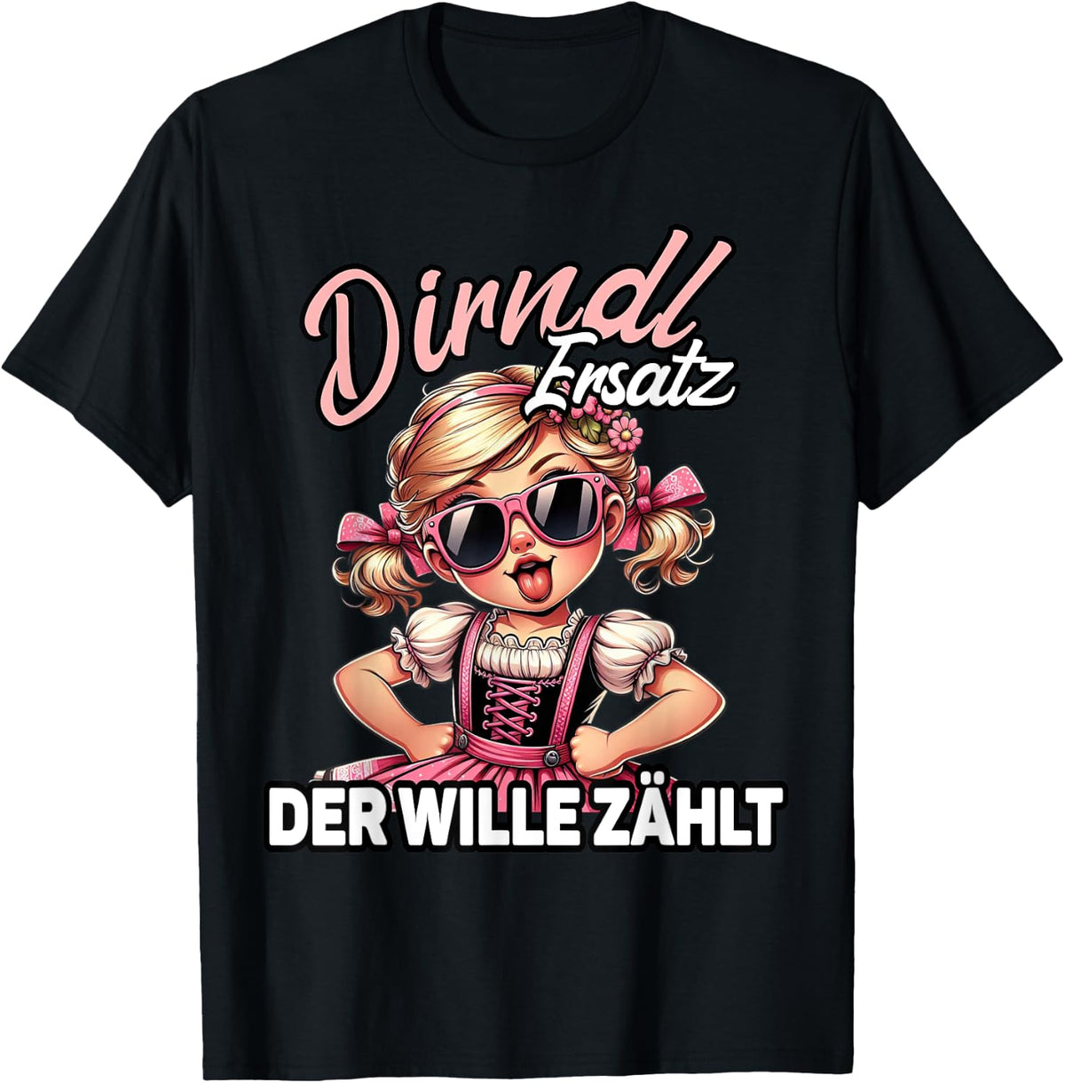 Oktoberfest Costume Shirt Womens Costume Replacement Dirndl , black T-Shirt