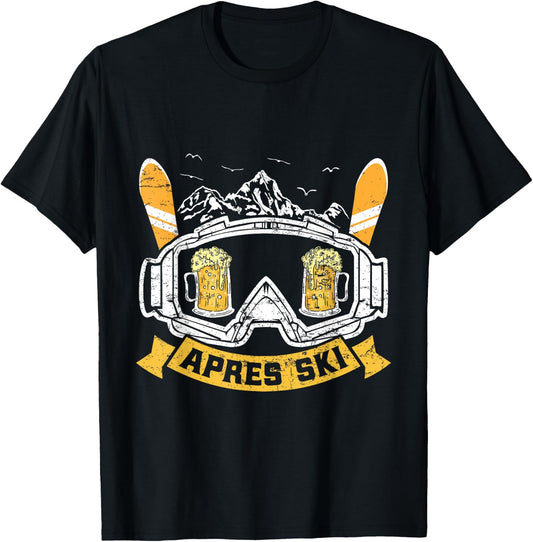 Apres-Ski Winter Sports , black T-Shirt