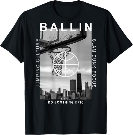 Basketball Jersey Basketball Sports Backprint Basketball , black T-Shirt