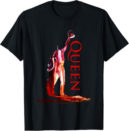Queen Official Crown Colour , black T-Shirt