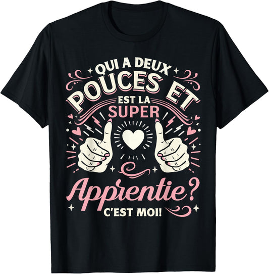 A Super Apprentice Gift An Apprentice End Of Internship , Black, S T-Shirt
